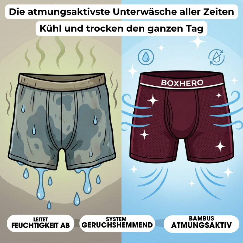 BOXHERO 2.0 AUS BAMBUSFASER – NEU DEFINIERTER KOMFORT FÜR DEN GANZEN TAG