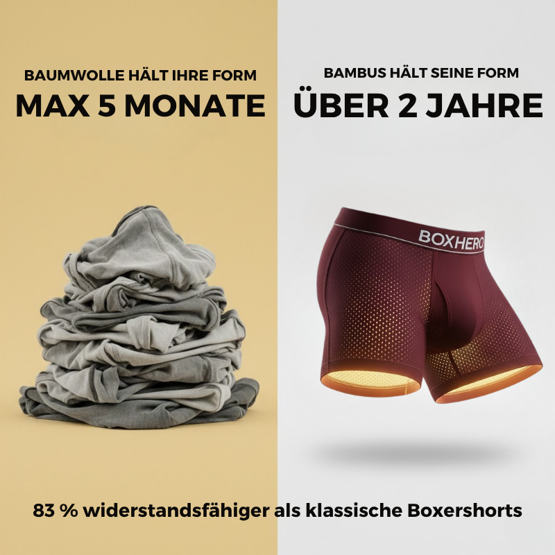 BOXHERO 2.0 AUS BAMBUSFASER – NEU DEFINIERTER KOMFORT FÜR DEN GANZEN TAG