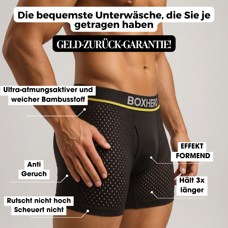 BOXHERO 2.0 AUS BAMBUSFASER – NEU DEFINIERTER KOMFORT FÜR DEN GANZEN TAG