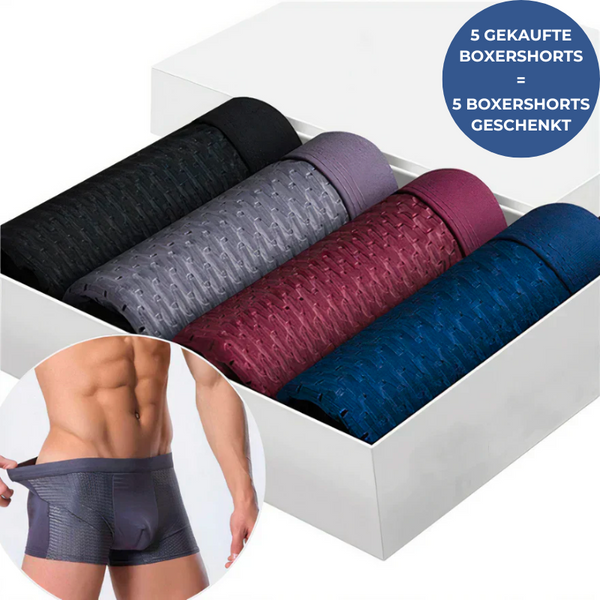 BOXHERO Boxer Homme En Fibre De Bambou - Slip Respirant Ultra Confort Maille Soie - Toutes Morphologies