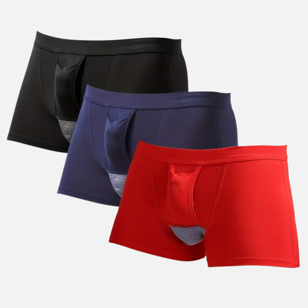BOXER MIT GEPOLSTERTER VORDERTASCHE