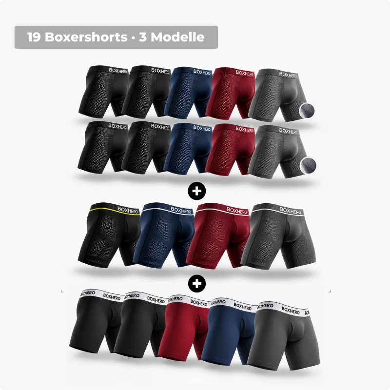 DAS BOXHERO BEST-OF | UNSERE BESTEN BOXERSHORTS: 1.0, 2.0 UND INFEEL