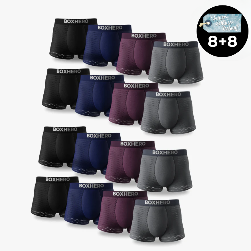 16ER PACK BOXHERO 1.0 BOXER AUS BAMBUSFASERN
