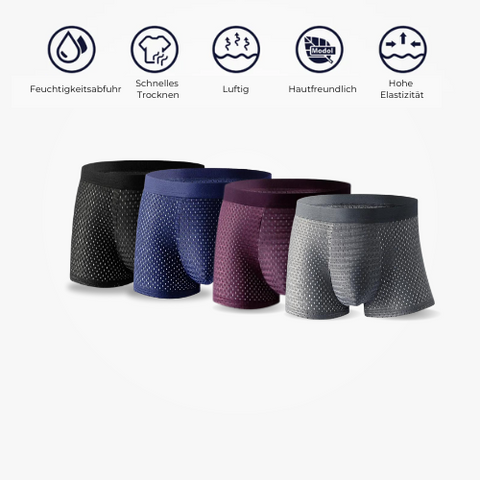 BOXHERO Herren Boxershorts Bambus - Ultraleicht & Atmungsaktiv