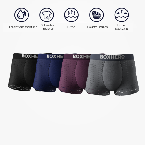 BOXHERO Boxershorts Aus Bambus - Ultra-bequem & Geruchsneutralisierend Für Herren