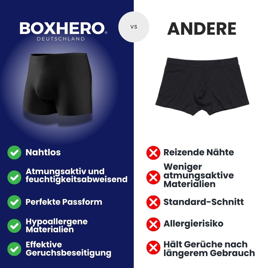 NEUER ULTRA-DÜNNER NAHTLOSER BOXER | BOXHERO