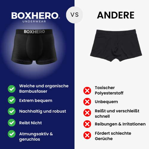 16ER PACK BOXHERO 1.0 BOXER AUS BAMBUSFASERN