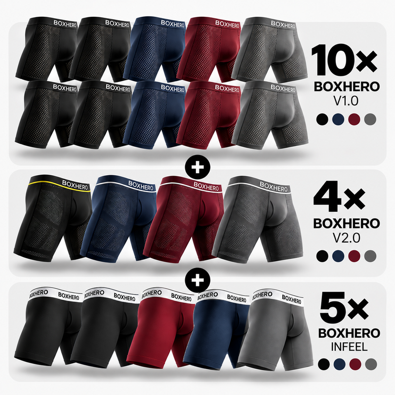 DAS BOXHERO BEST-OF | UNSERE BESTEN BOXERSHORTS: 1.0, 2.0 UND INFEEL